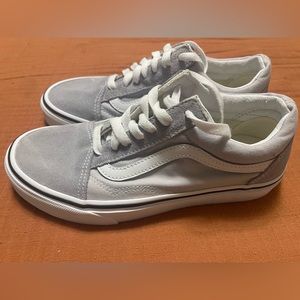 Vans Old Skool, two toned gray. Women’s size 6/men’s size 4.5. Barely worn.